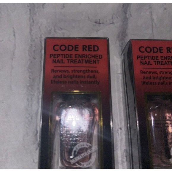 3 Pack, Pretty Woman NYC Nail Medic Code Red Peptide Enriched Nail Treatment - Picture 2 of 10